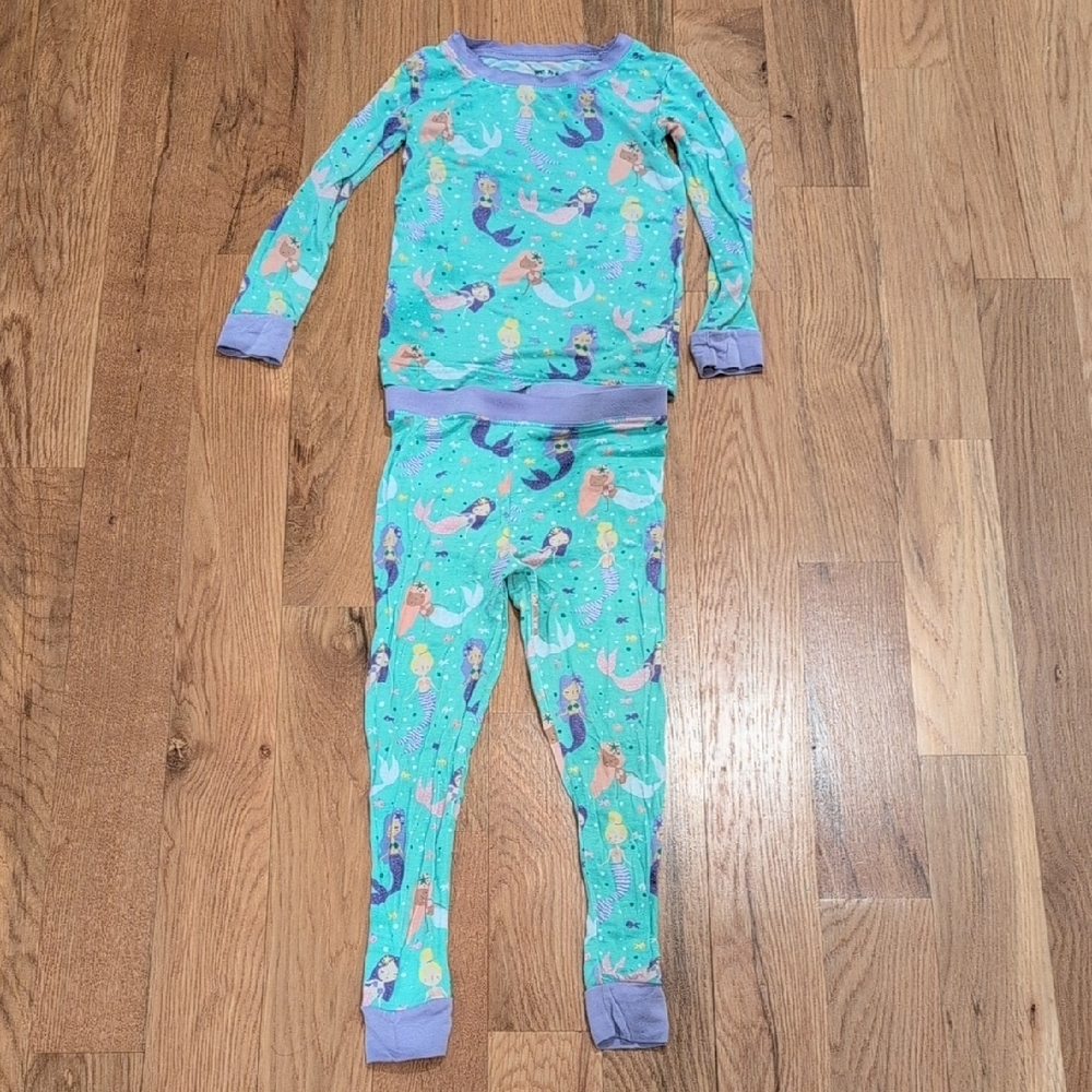 Little Sleepies 3T Mermaid Print Pajama Set